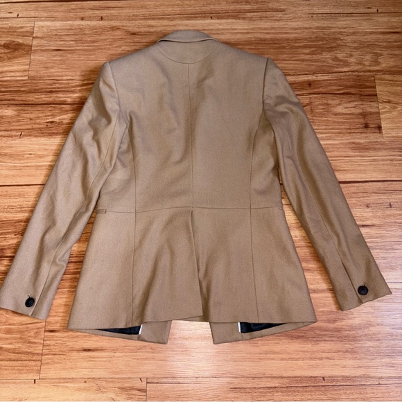 Rag & Bone Emmet Wool Blazer Jacket in Camel Tan - Size 6 - Picture 13 of 16